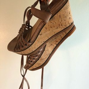 Frye Wedge Sandals - Carlie Strappy